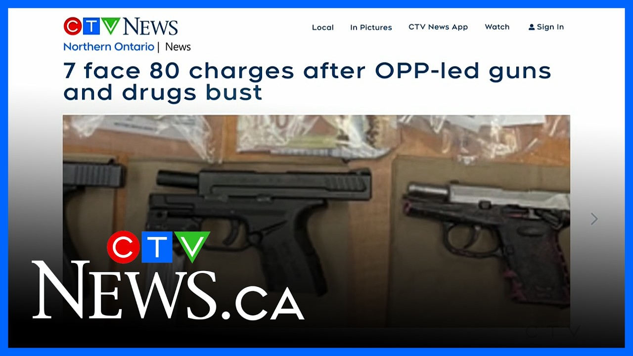 7 face 80 charges in GTA–Thunder Bay drug trafficking probe - YouTube