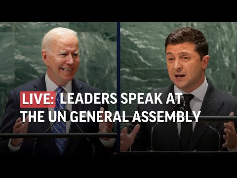 UN General Assembly LIVE | Biden, Zelenskyy and other world leaders to address United Nations