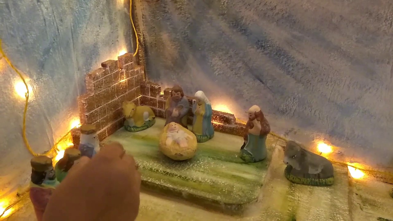 Christmas crib making YouTube
