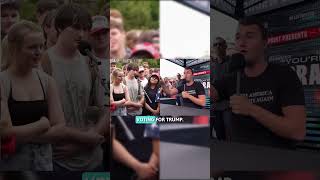 Charlie Kirk Makes it Look Easy to Deal With Kamala Voters #charliekirk #usa #viral #shorts#ytshorts