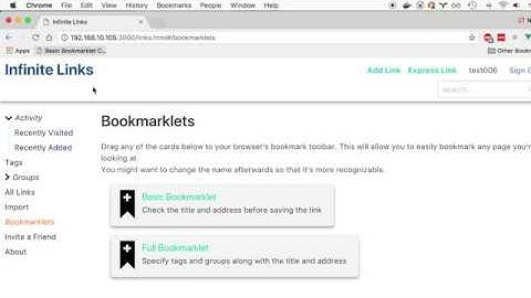 How to add a bookmarklet to Google Chrome - v2
