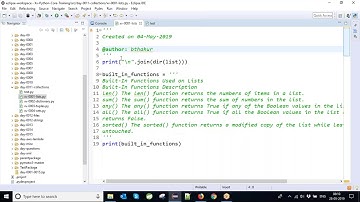 Python - List, Set, Dictionary, Filter etc..