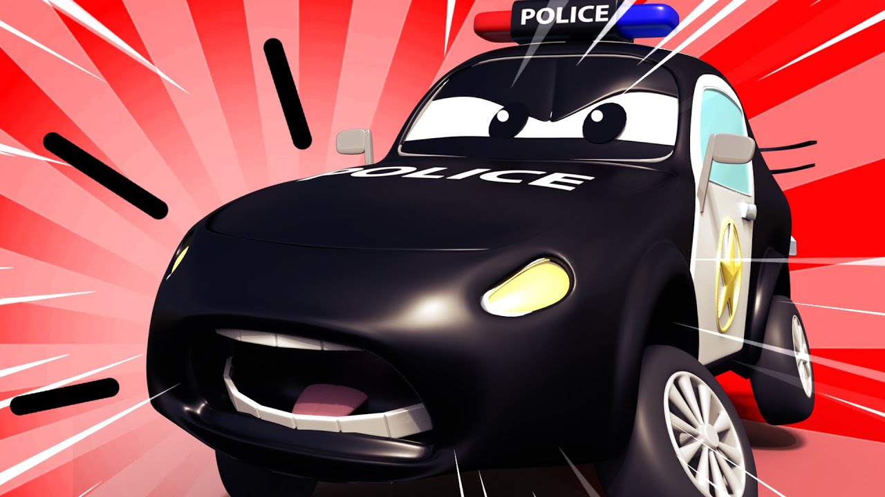 Die Kleinen Autos Stecken Fest Der Streifenwagen In Autopolis Cartoons Fur Kinder Youtube
