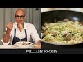 Stanley tucci makes spaghetti vongole  tucci by greenpan exclusively at williams sonoma