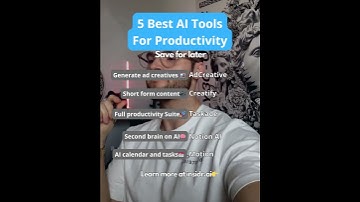 5 Best AI tools for productivity