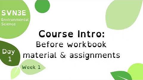 SVN3E Wahsa Lesson 1 – Course Introduction