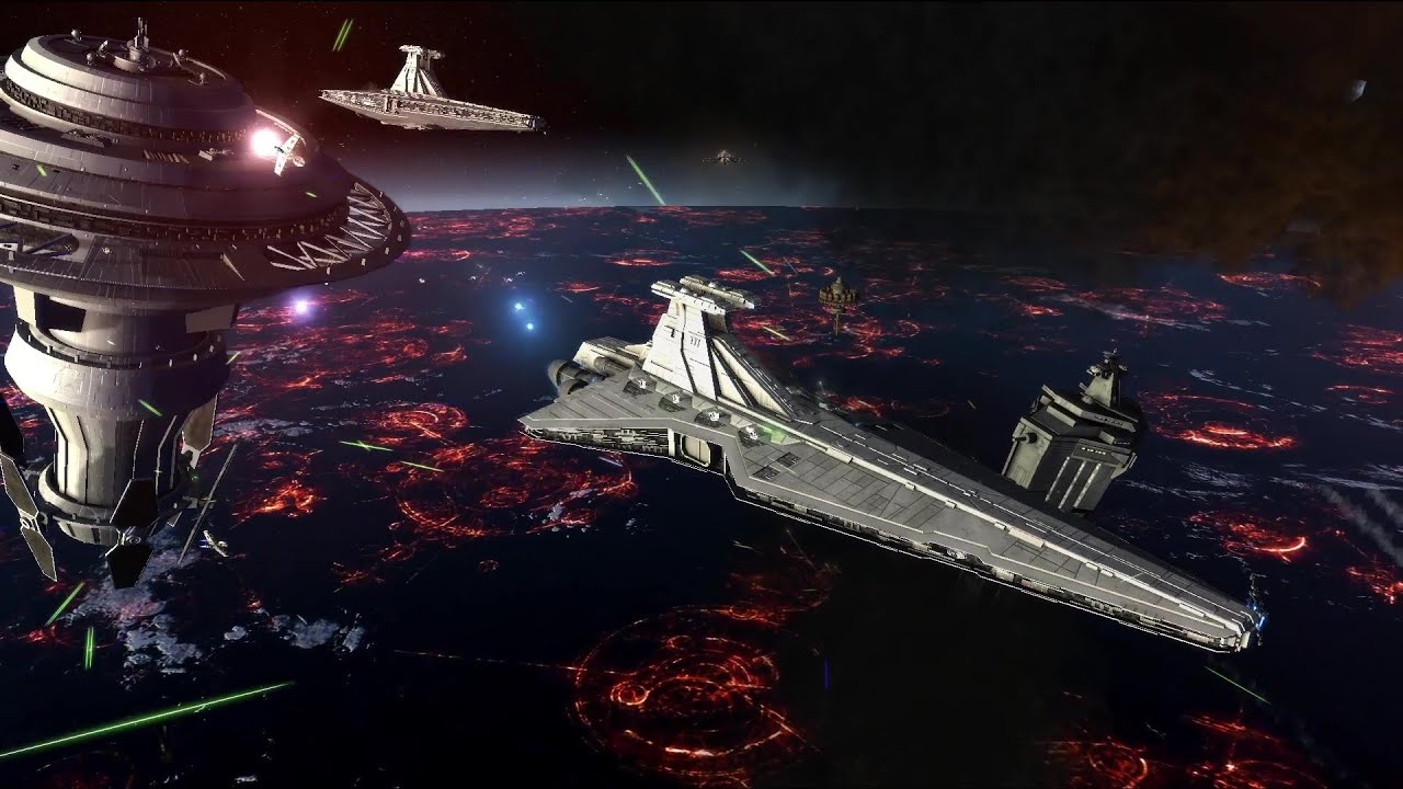 Epic Cinematic Space Battle - STAR WARS EMPIRE AT WAR REMAKE - NPC Wars ...