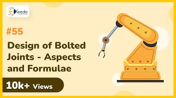 Design of Bolted Joints  Aspects and Formulae - Design Against Static Loads - Machine Design I