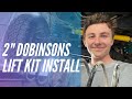 Installing a 2" Dobinsons Lift Kit! [Live Axle 105 Landcruiser]