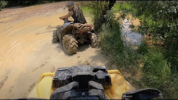 (4LOK is the real deal) MUD RIDING our CAN AMs at the one and only BUSCO BEACH ATV park