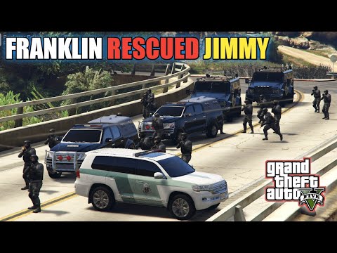 GTA 5 | Attack on Swat Team | Franklin Rescued Jimmy | Game Loverz