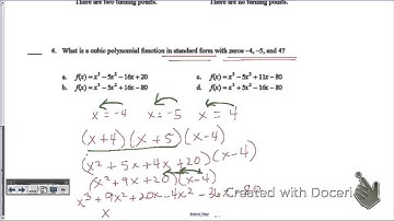 Algebra 2 5.1-5.3 Review