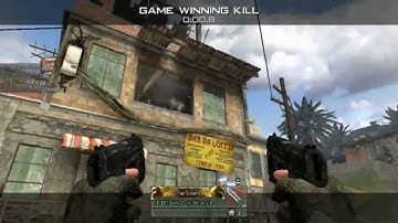 MW2 | Epic Throwing Knife Game Winning Kill