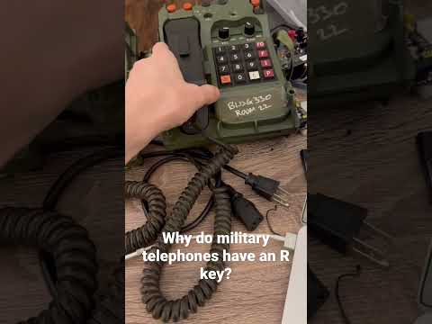 Military telephones were