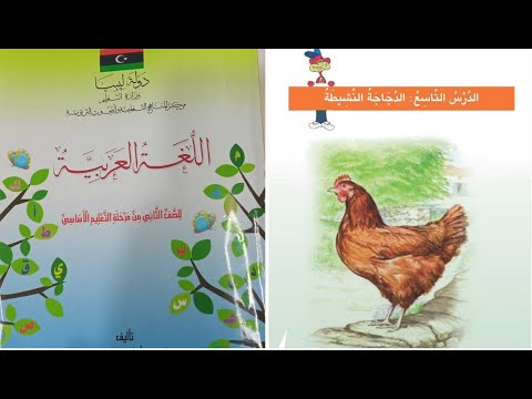 شرح الدرس التاسع الدجاجة النشيطة صفحة   مع حل لأسئلة غاية في الدقة والأهمية للفهم السريع