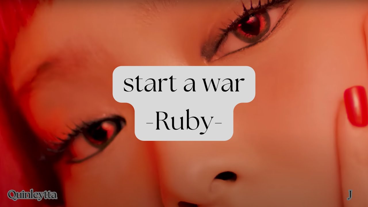 JENNIE - start a war (Lyrics) - YouTube