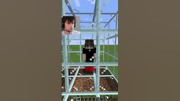 I made a Mirror IN MINECRAFT! #shorts