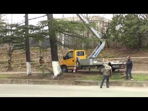 ჩოხატაურის ცენტრალური ქუჩა გადაკეტილია