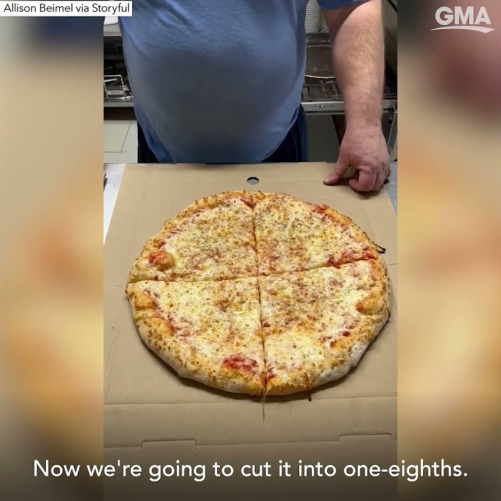 A dad explains fractions using a pizza youtube