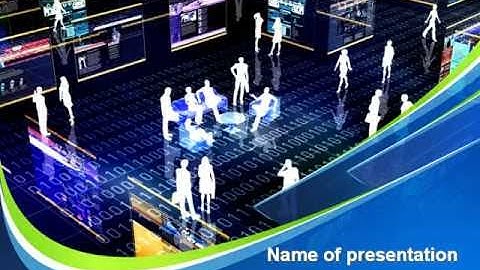 Internet Reality PowerPoint Template by PoweredTemplate.com