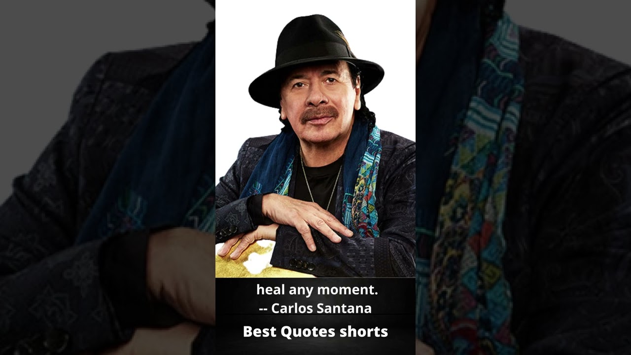 Carlos Santana talks about being joyful.