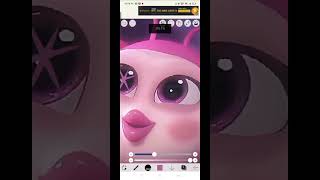 Larva Magenta With Oshi No Ko Star Eyes