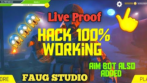 How To Hack Faug Game 100% Warking 👆👆 😱😱| Faug Hack | Faug Hack Live Prof 100% Warking 👆👆👌👌