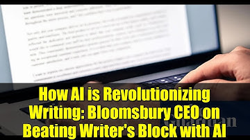 How AI is Revolutionizing Writing: Bloomsbury CEO on Beating Writer