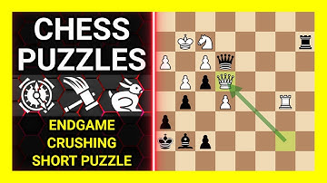 Chess Puzzles to Practice. Themes: Endgame, Crushing, Short puzzle. Learn Chess