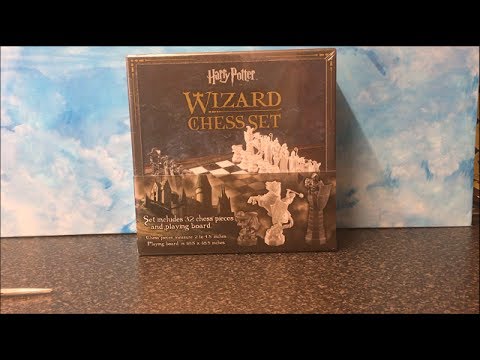 Noble Collection Harry Potter Wizards Chess Unboxing 
