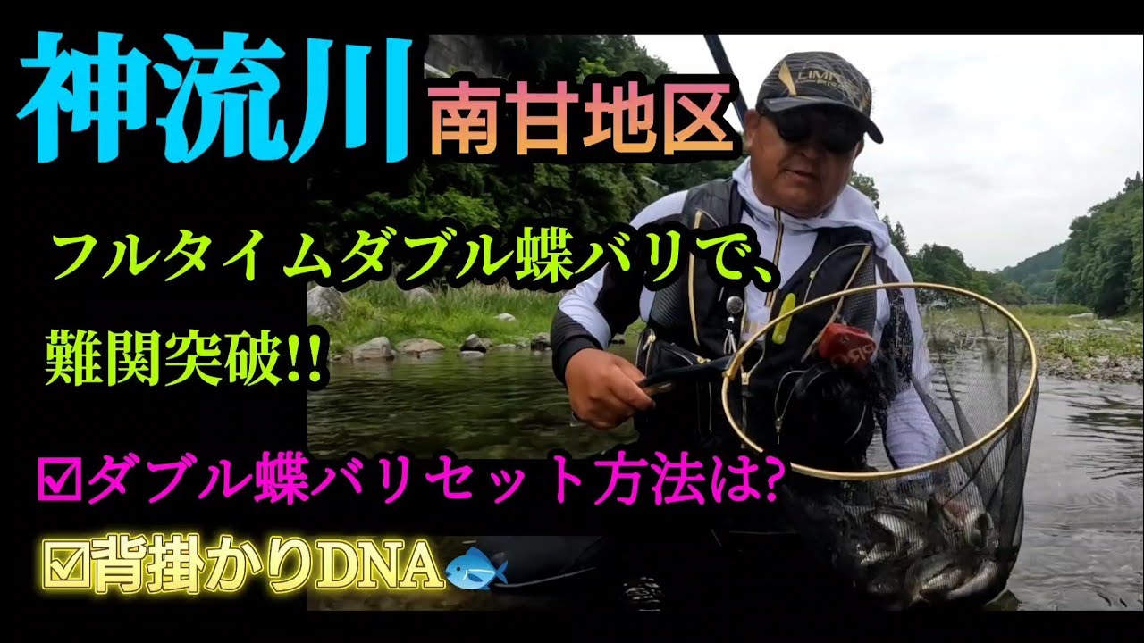 神流川。南甘地区　フルタイムダブル蝶バリで難関突破!?