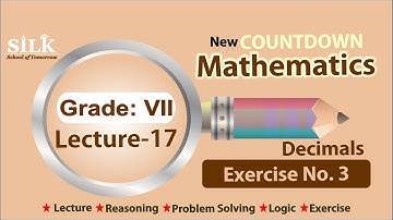 |Oxford New Countdown | Book 7 | Third Edition | Decimals | COUNTDOWNMATH | Class 7 |