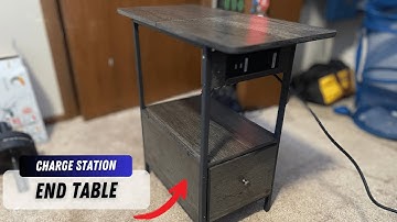 This End Table Has a Charging Station!