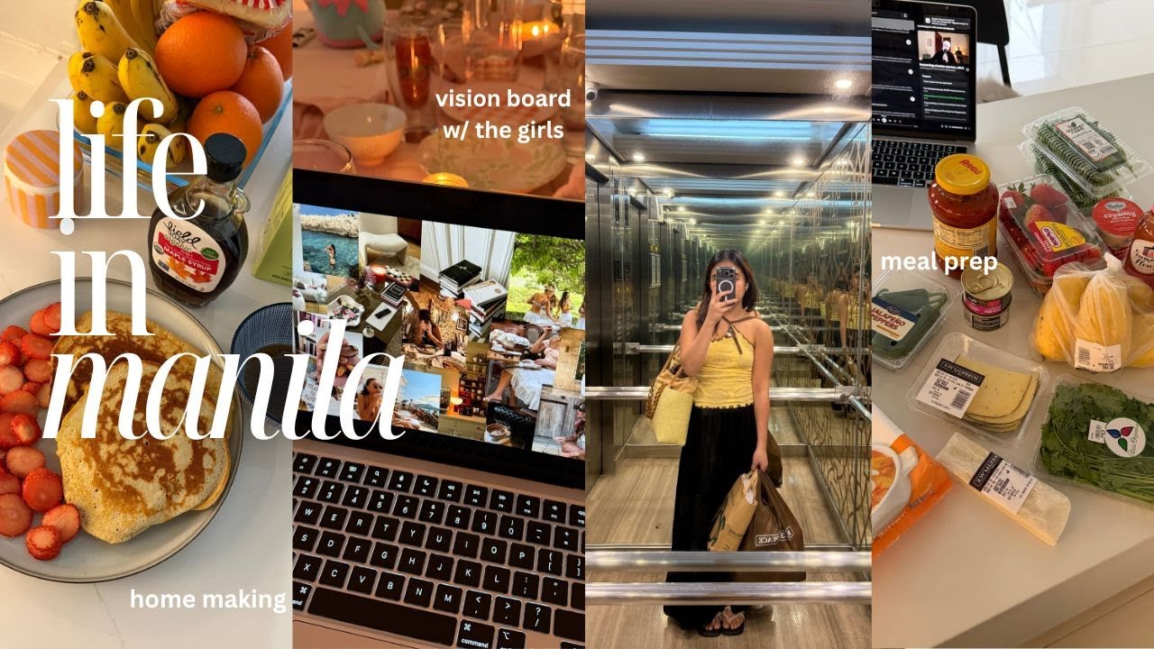 Еженедельные дневники 🍅 приготовление еды, ведение домашнего хозяйства и вечер создания доски виз...