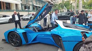 Delage Demo next to Hotel de Paris & Monte Carlo Casino