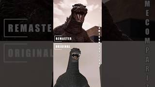 The King HAS RETURNED - Godzilla Destroy All Monsters Melee Remaster vs Original #comparison #shorts