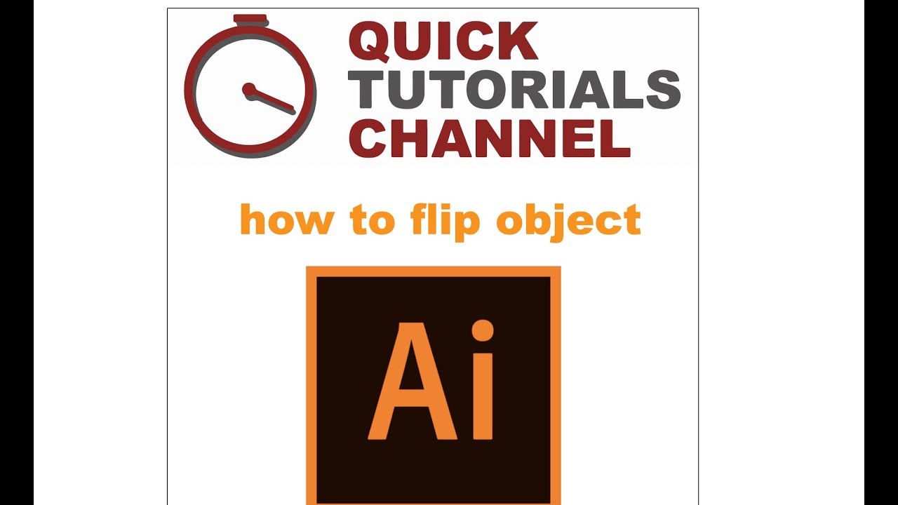 How to flip an object in Adobe illustrator 2020 - YouTube