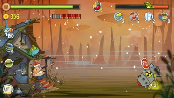 Swamp Attack - Episode 4. Level 14 Gameplay