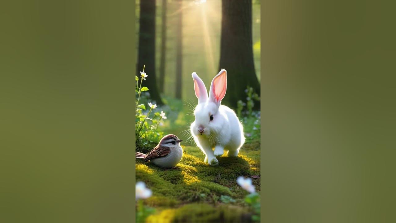 A Rabbit and Sparrow’s Unexpected Friendship Will Melt Your Heart! 