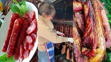 LẠP SƯỜN VÀ THỊT HUN KHÓI ĐẶC SẢN TÂY BẮC