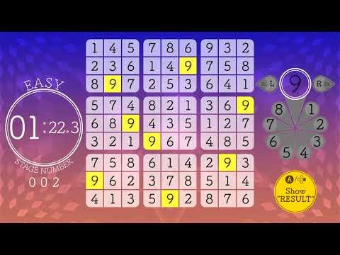 Sudoku Relax 4 : Winter snow - Easy Puzzle 1,2,3,4 - Nintendo Switch (no commentary)