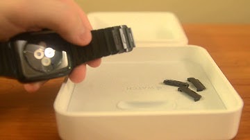 Apple Watch: Space Black Stainless Steel : How to remove links