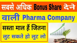 Top Bonus Share Giving Indian Companies, Top Pharma Companies,Best Bonus Share Stocks,Success Place