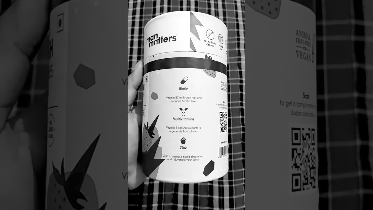 man matters hair gummies 