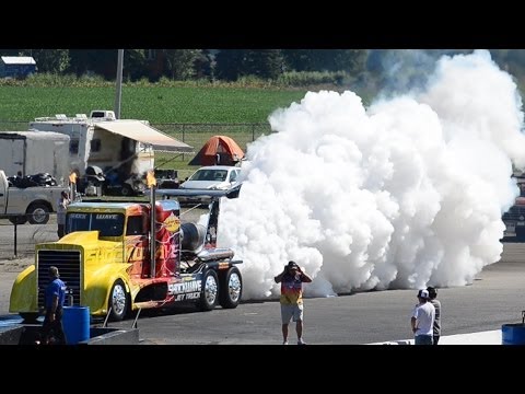 Shockwave Jet Truck at Cayuga, Ontario.