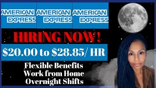 American Express is Hiring Overnight! Earn $28/Hr, Paid Training, 100% Remote! 💼💻