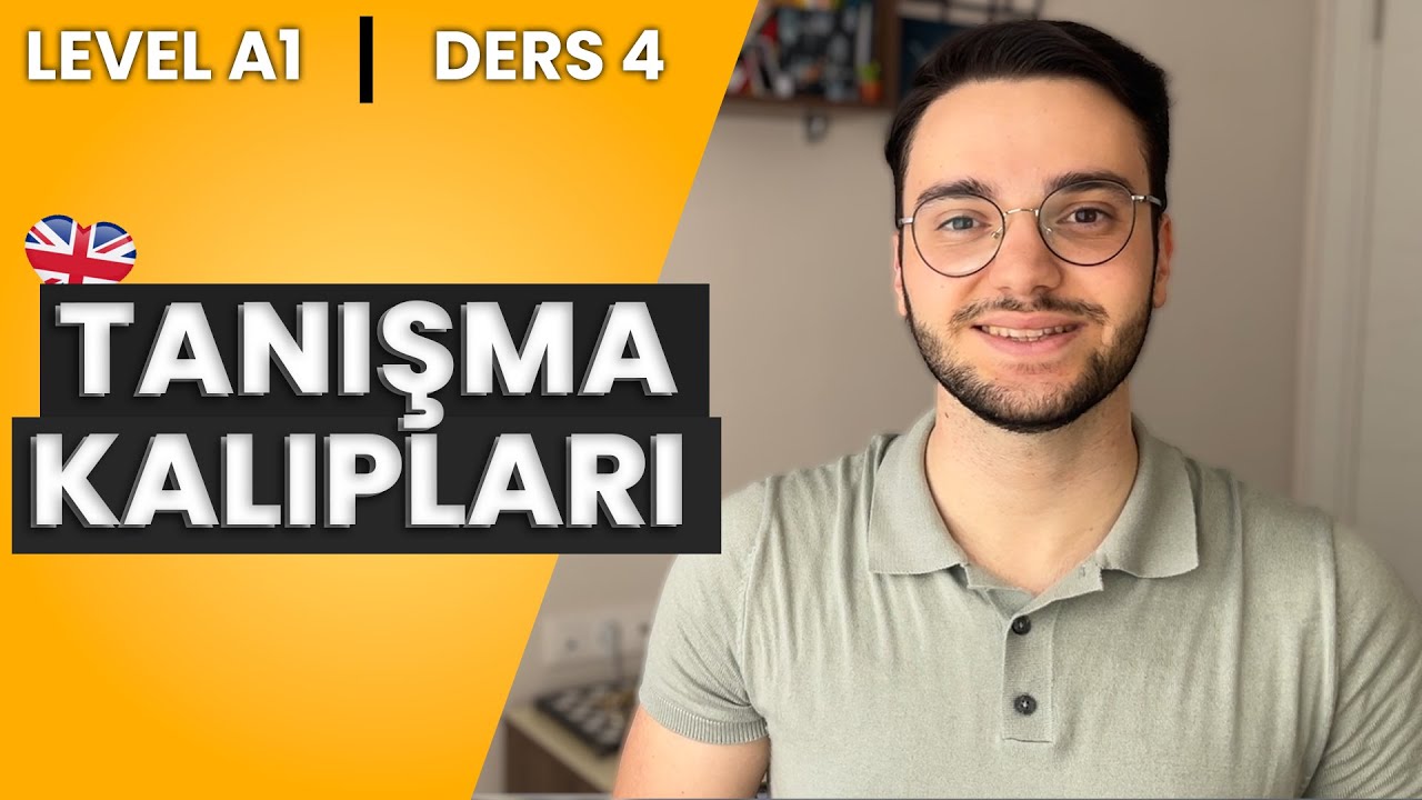 İngilizce Öğreniyorum #4 | Hello, How Are You? | Selamlaşma ve Tanışma Kalıpları | İngilizce A1 Ders