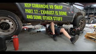 Jeep Comanche Pickup V8 Swap - Part 17 - Exhaust, Shifter, and Gauges?