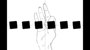 Processing art tutorial - draw a row of rotating squares