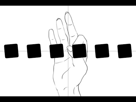 Processing art tutorial - draw a row of rotating squares